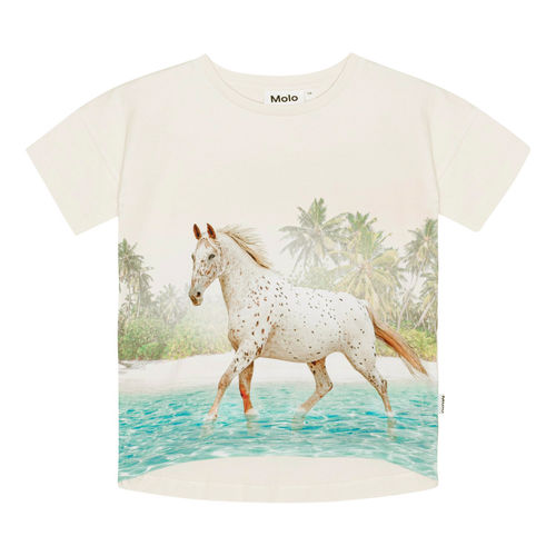 Molo Raeesa lyhythihainen paita - Horse on Beach